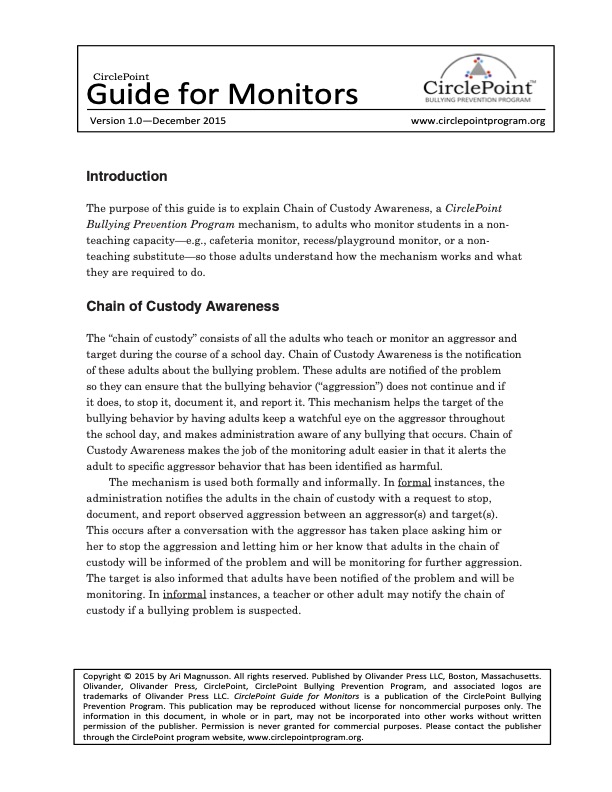 Monitor Guide